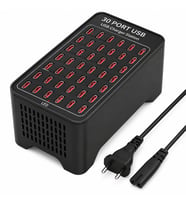 30 Port USB Çoklu Şarj İstasyonu 150W Çoklu Cihaz Şarj Hub