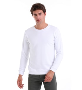 Beyaz GL BASIC SWEATSHIRT