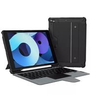 Nillkin Apple iPad 10.2 2019 /2021 Klavye Kılıf Set (Siyah)