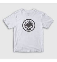 Presmono Unisex Çocuk Beyaz Logo The Offspring T-Shirt 177449tt (Beyaz)