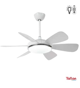 Kaşkar-Taflan F6661 Beyaz Lambalı Tavan Vantilatörü
