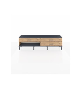 Arges TV Ünitesi 3 Çekmeceli  176x30x51 Çam-Antrasit/Çam