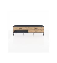 Arges TV Ünitesi 3 Çekmeceli  176x30x51 Çam-Antrasit/Çam