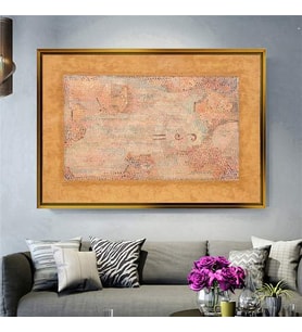 Altın Çerçeveli dekoratif tablo a54 (Gold)