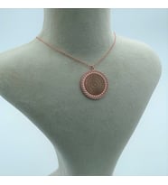 Kişiye Özel 925 Ayar Gümüş Tasarım Allah'ın 99 İsmi Kolye (Rose)