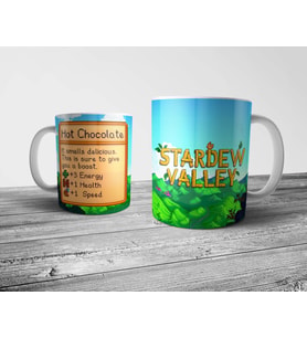 Pixxa Stardew Valley Hot Chocolate Kupa Bardak  