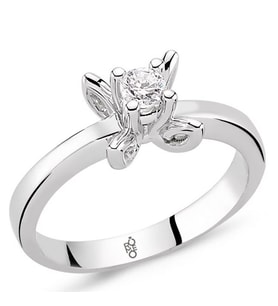 Romeo Pırlanta 0.20 Ct Tektaş Yüzük RM10042 (Çok Renkli)