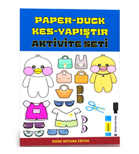 Paper-Duck (Papır Dak) KES-YAPIŞTIR Aktivite Seti