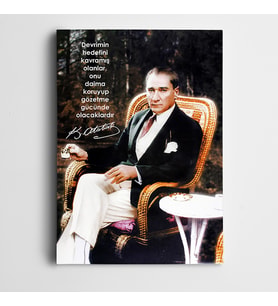 Atatürk Devrim Kanvas Tablo