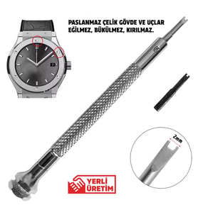 Hublot Tornavidası Saat Kayışı Kordon Sökme Çatal Pim Çıkarma Yılan Dili