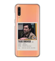 Samsung Galaxy A50 - A30S Uyumlu Taxi Driver Poster Tasarımlı Şeffaf Telefon Kılıfı