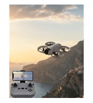 Uzaktan Kumandalı Mini Drone HD Kameralı LED Işıklı Çift Bataryalı