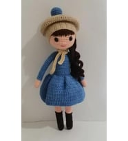 Kot Rengi Güz Bebek Amigurumi Organik Oyuncak