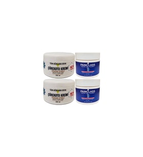 Çörek Otu Kremi XL Boy  2x200 ml+PainClass Kuyruk Yağı Kremi 2x150 ml