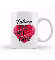 One Direction Future Mrs Liam Payne Love Heart Kupa Bardak Porselen