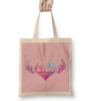Kpop Merchandise Kpop Lover Bez Çanta Uzun Saplı