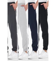 METALIC Çok Renkli 4'lü Erkek Eşofman Altı Etiketli Arka ve Yan Cepli Regular Fit Lastik Paça (Karışık)