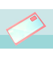 Tkgz - Samsung Galaxy A71 A715 Arka Kapak Batarya Kapağı - MAVİ