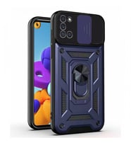 Kızaklı Tank Kılıf Samsung Galaxy A21S Lacivert
