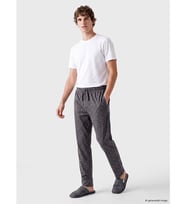 LC WAIKIKI Gri Standart Kalıp Baskılı Erkek Pijama Alt