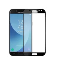 Logis Samsung J7 Prime 9D Parlak Seramik Tam Kaplayan Ekran Koruyucu Cam (Şeffaf)