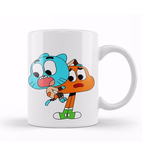 Gumball Darwin Best Friend Bff Kupa Bardak Porselen