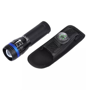 Uzun Menzilli Süper Zoomlu Pilli LED El Feneri Güçlü Işık Performansı WT-060