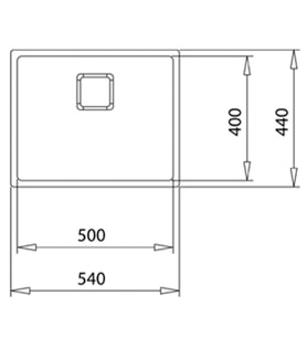 115000023-Teka Flexlinea Rs15 50.40 Brass Çelik Eviye