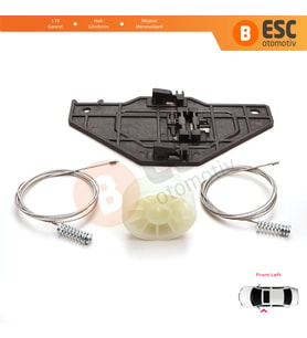 Peugeot Partner Citroen Berlingo MK2 B9 2008-2018 9221ER İçin Elektrikli Ön Sol Cam Kriko Tamir Seti