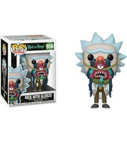 Funko Pop Figür - Animation: Rick & Morty- Rick W/Glorzo (Krem)