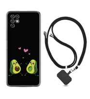 INFINIX Note 11 Pro Note 10 Hot 9 Play Kılıf Boyun Askılı Silikon Aşık Avokadolar 1642