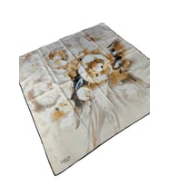 Emilya Rayon Çiçek Desenli Eşarp 90x90 cm (Tarçın)