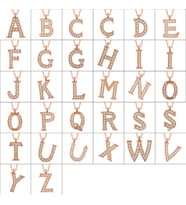 925 Ayar Gümüş Rose İ Harfi Kadın Gümüş Kolye