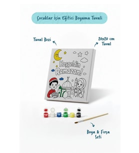 Ramazan Eğitici Boyama Seti Hoş Geldin Ramazan Coşkusu (Şövalesiz)