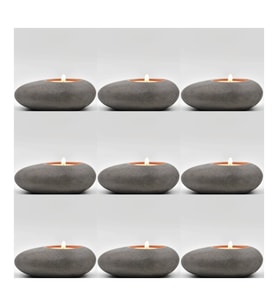 Ovoid Tealight Mumuluk ( 9 adet)
