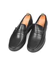 DeepSEA Erkek  İçi Kürklü Ortopedik Taban Hakiki Deri Ayakkabı Loafer 2501008 (Siyah)
