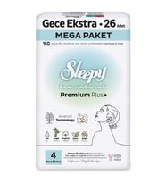Bio Natural Premium Plus Mega Ekstra Gece Ped 26 Adet