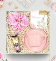 Pembe Fincan & Eyüp Sabri Tuncer El Kremi & Saten Toka & İnci Yıldız Anahtarlık Hediye Seti