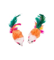 Tüylü Mini Fare Kedi Oyuncağı 4.8 Cm