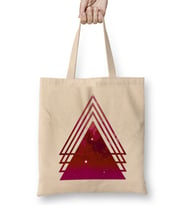 Layered Galaxy Triangles Bez Çanta Uzun Saplı