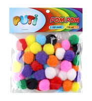 Puti Ponpon 20Mm 50Li - 2 paket