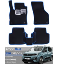 OPEL COMBO (2018-2025) Uyumlu EVA Paspas Tam Set–Araca Özel,Kolay Montaj,Oto Paspas