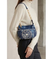 Guja C1090 Kadın Taşlı Denim Küçük Omuz Ve Çapraz Çanta