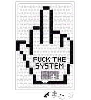 Fuuck The System Puzzle 240 Parça Yapboz