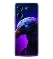 Tecno Pova 5 Kılıf Silikon Desen Özel Seri Kartal 1622