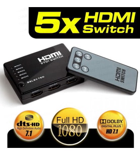 DARK DARK DK-HD-SW4X1 4 PORT HDMI ÇOKLAYICI MATRIX SWITCH UZAKTAN KUMANDALI