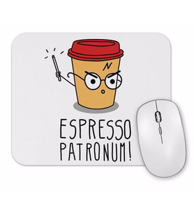 Harry Potter Espresso Patronum Mouse Pad