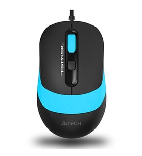 A4 TECH FM10 USB 1600dpi Optic Siyah/Mavi Mouse
