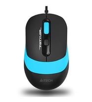 A4 TECH FM10 USB 1600dpi Optic Siyah/Mavi Mouse