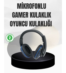 Stereo Oyun Kulaklığı – Güçlü Bas, Mikrofonlu Konforlu Tasarım - Lisinya
